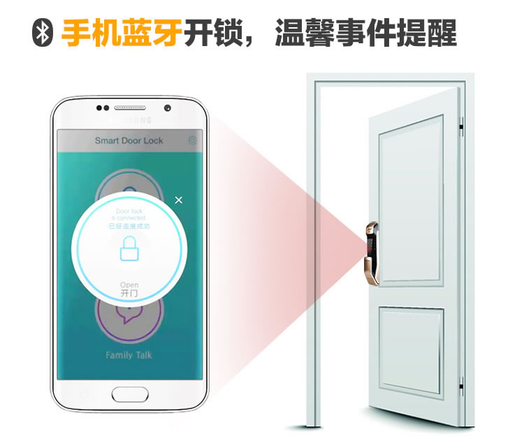 三星指紋鎖活體指紋識別 APP電子密碼鎖