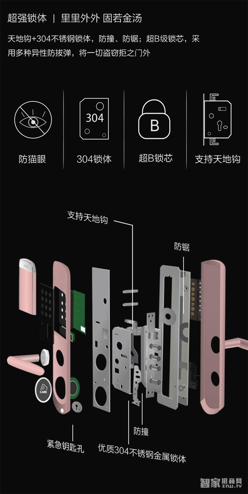 佳因特智能鎖love-月光寶盒智能鎖三種開門方式