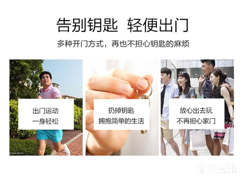 佳因特智能鎖J01四種開門方式、超B級鎖芯