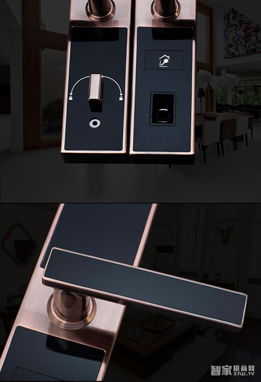 佳因特智能鎖J01四種開門方式、超B級鎖芯