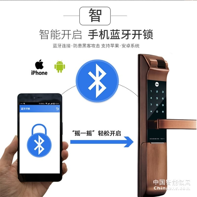 Yale耶魯指紋智能鎖 YDM4116電子鎖