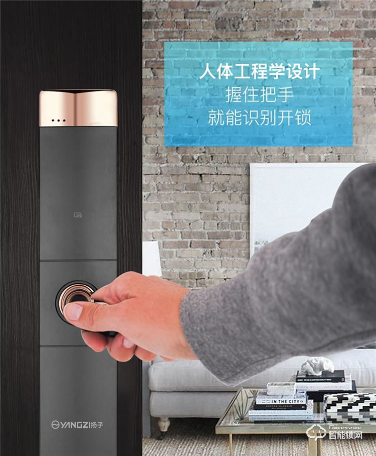 揚子智能鎖 S2半自動家用智能鎖