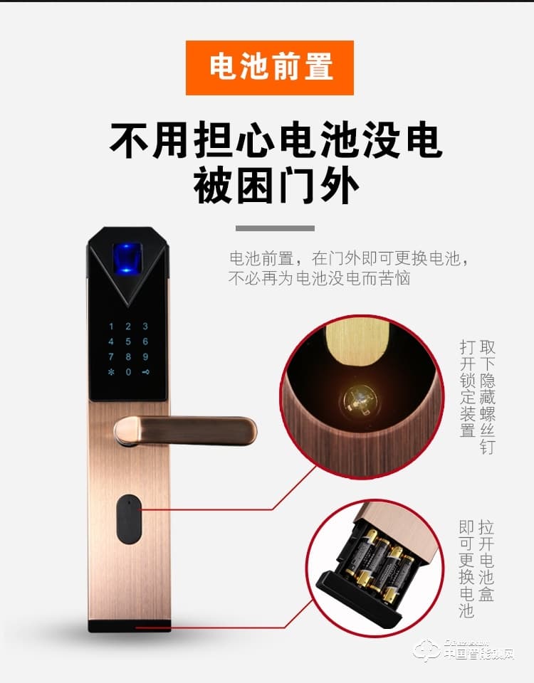 普泰升指紋鎖 智能密碼鎖 感應(yīng)大門電子鎖