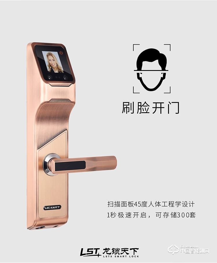 龍鎖天下智能鎖 人臉識(shí)別智能鎖 防盜門智能鎖Q7