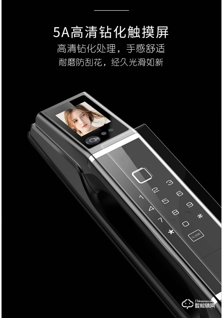 皇家金盾指紋鎖 R20人臉識(shí)別家用防盜門(mén)鎖