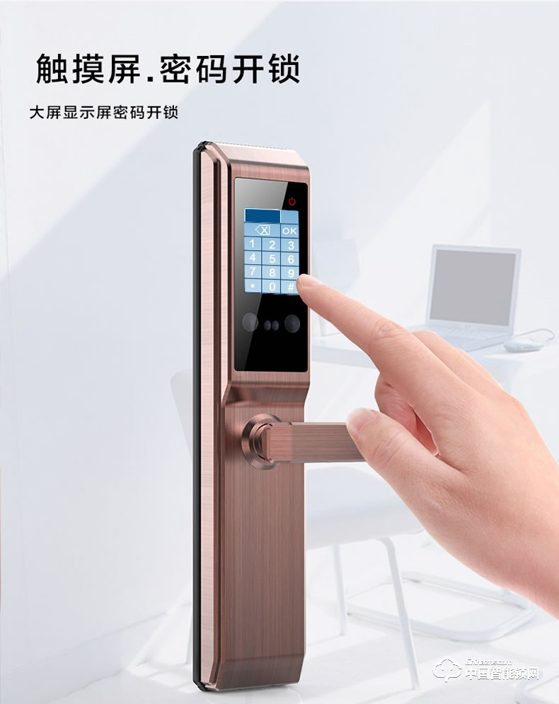 皇家金盾指紋鎖 R40人臉識(shí)別刷臉面部智能鎖