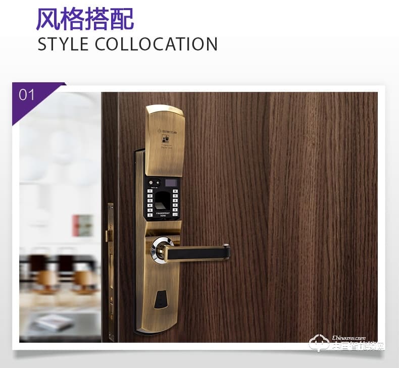 雅潔智能門(mén)鎖 AJ1021-01防盜大門(mén)密碼鎖戶(hù)外家用