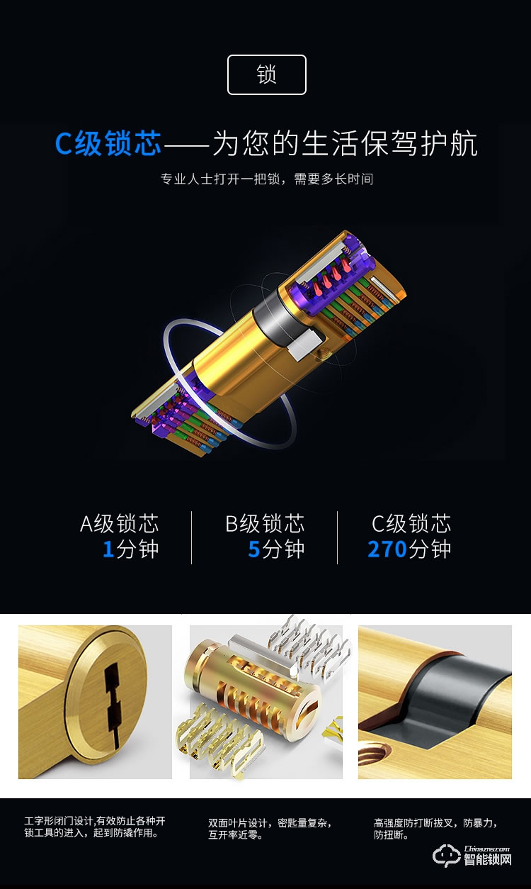 德堡盾指紋鎖 N7全自動(dòng)高檔智能指紋鎖