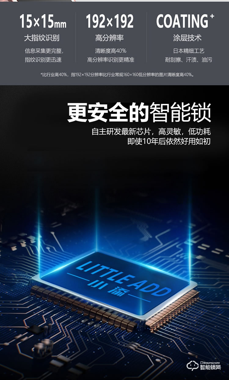 云樂寶智能鎖 H2全自動滑蓋智能感應(yīng)指紋密碼鎖