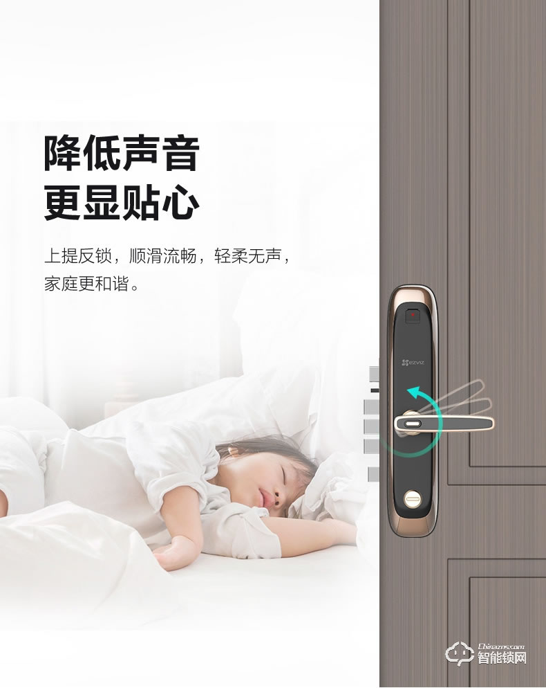 螢石智能鎖 DL21S家用互聯(lián)網(wǎng)防盜門電子鎖