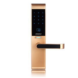 凱迪仕智能指紋鎖專利三防鎖體、虛位密碼