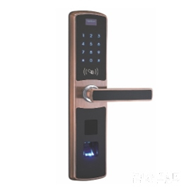 泓鑫指紋鎖 直板智能鎖 入戶(hù)門(mén)指紋密碼鎖