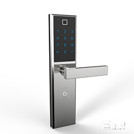 傳通手機(jī)APP藍(lán)牙智能鎖 銀色304不銹鋼智能鎖