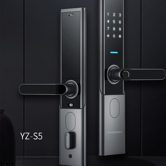 揚(yáng)子智能鎖 S5半自動(dòng)家用滑蓋智能鎖