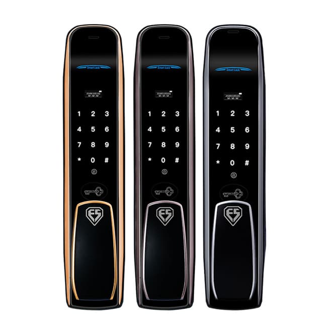 因碩全自動指紋鎖 遠(yuǎn)程電子大門鎖 密碼刷卡鎖