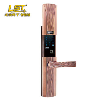 龍鎖天下智能鎖 滑蓋指紋密碼鎖 防盜門智能鎖Z08