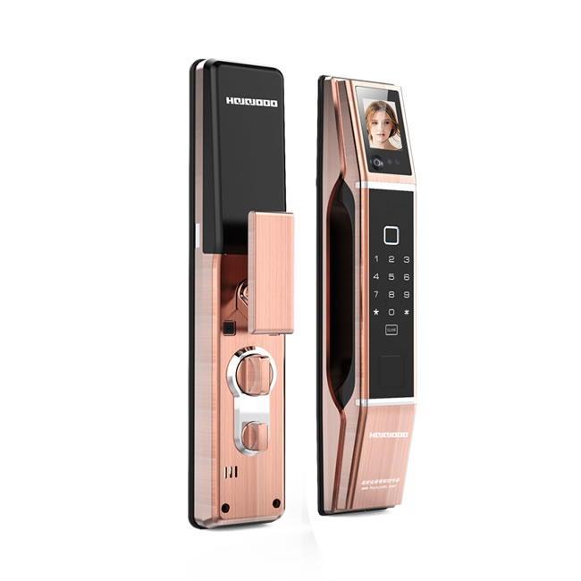 皇家金盾指紋鎖 R20人臉識別家用防盜門鎖