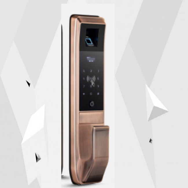 美蒙森全自動智能鎖 推拉式開門 電子磁卡鎖