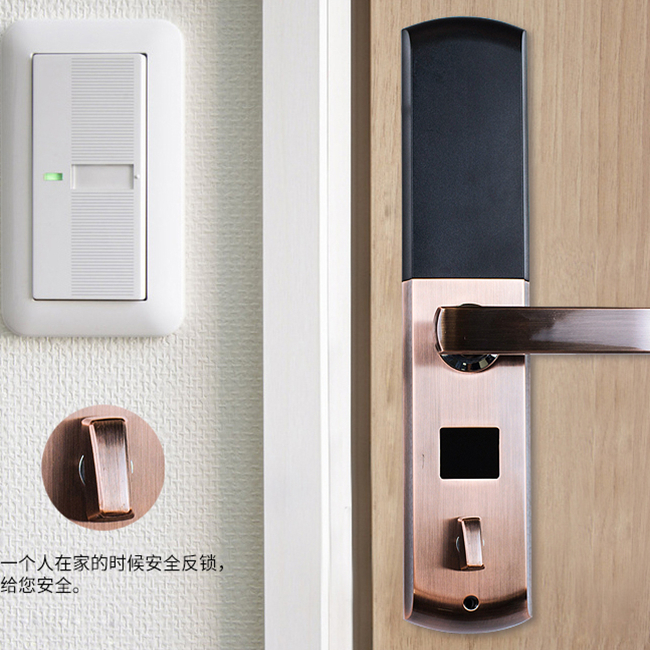 德堡盾指紋鎖 DH773家用防盜門(mén)滑蓋智能鎖