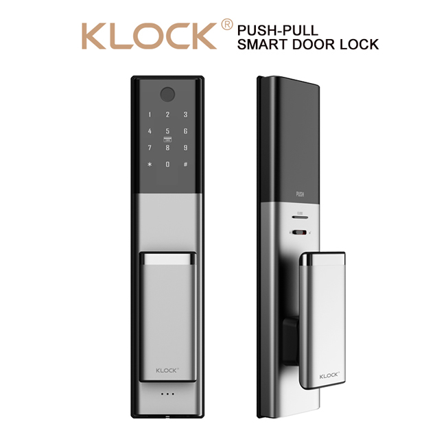 KLOCK智能鎖 一諾KLOCK200全自動推拉式指紋鎖