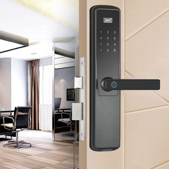 芯億迪智能鎖 一握開全自動(dòng)指紋鎖