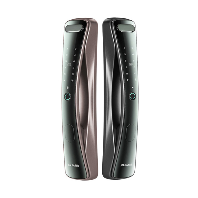 安嘉智能鎖  AN-理想家可視貓眼視頻指紋鎖