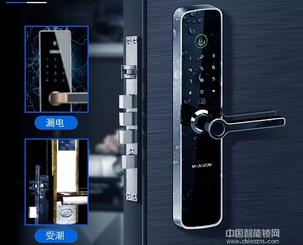 曼申ilock5智能門鎖，通體不銹鋼家居守護者！