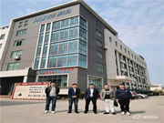 初到科技領(lǐng)導一行蒞臨科裕智能鎖參觀交流